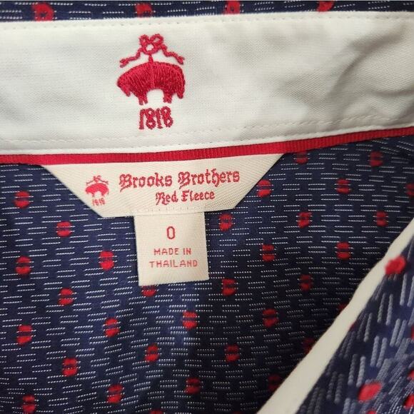 Nwt Brooks Brothers 818 Buttoned Shirt size 0 - Picture 8 of 9